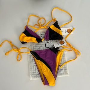 TROPIC OF C - SAMBA PATCHWORK BIKINI SET - M